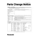 Panasonic CF-52 (serv.man5) Service Manual Parts change notice