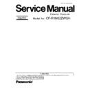 Panasonic CF-R1N62ZWGH Service Manual Simplified