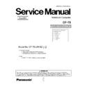 Panasonic CF-T5LWHSZ Service Manual Simplified