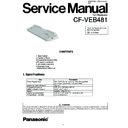 Panasonic CF-VEB481 Service Manual