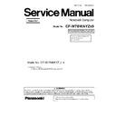 Panasonic CF-W7BWAYZS9 Service Manual Simplified