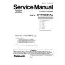 Panasonic CF-W7DWAYZ Service Manual Simplified