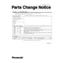 Panasonic CF-WEB184 (serv.man3) Service Manual Parts change notice