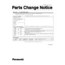 Panasonic CF-WEB184 (serv.man4) Service Manual Parts change notice