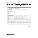 Panasonic CF-WEB184 (serv.man5) Service Manual Parts change notice
