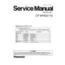 Panasonic CF-WHD2710 Service Manual