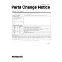 cf-y5 (serv.man5) service manual parts change notice