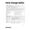 Panasonic CF-Y5 (serv.man7) Service Manual Parts change notice