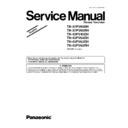 Panasonic TH-37PV60EH, TH-37PV60RH, TH-42PV45EH, TH-42PV60EH, TH-42PV62EH, TH-42PV60RH Service Manual Simplified