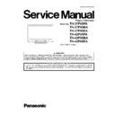 th-37pv8pa, th-37px8ba, th-37px8ea, th-42pv8pa, th-42px8ba, th-42px8ea service manual