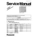 th-42pa20aa, th-42pa20fa, th-42pa20ha, th-42pa20ma, th-42pa20ra service manual simplified