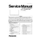 Panasonic TH-42PF11EK Service Manual