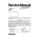Panasonic TH-42PF11RK Other Service Manuals
