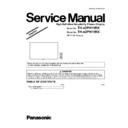 Panasonic TH-42PH11RK, TH-42PH11RS Service Manual Simplified