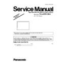 Panasonic TH-42PR11RH Service Manual Simplified