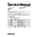 Panasonic TH-42PV600R Service Manual Simplified