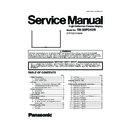 Panasonic TH-50PD12R Service Manual