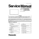 Panasonic TH-50PF20E, TH-50PF20ER Service Manual