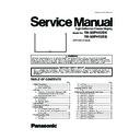 Panasonic TH-50PH12EK, TH-50PH12ES Service Manual