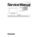 th-50pv8p, th-50px8b, th-50px8e service manual