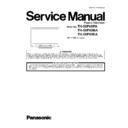Panasonic TH-50PV8PA, TH-50PX8BA, TH-50PX8EA Service Manual