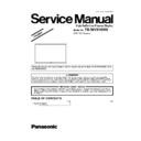 Panasonic TH-50VX100W Service Manual Simplified