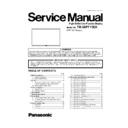 Panasonic TH-58PF11EK Service Manual
