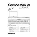 Panasonic TH-58PF12RK Service Manual Simplified