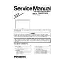 Panasonic TH-65PF12RK Service Manual Simplified