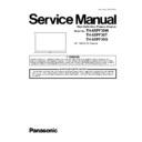 th-65pf30w, th-65pf30t, th-65pf30g service manual