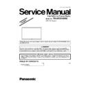 Panasonic TH-65VX100W Service Manual Simplified
