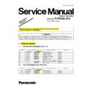 Panasonic TH-R42EL8KA Service Manual Simplified