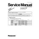 Panasonic TH-R42PV700 Service Manual Simplified