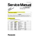 Panasonic TH-R42PV8KS Other Service Manuals