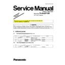 th-r42py8r other service manuals