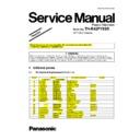 Panasonic TH-R42PY8SR Other Service Manuals