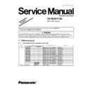 Panasonic TH-R65PY700 Service Manual Simplified