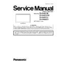 Panasonic TX-P42C3E, TX-P42CX3E, TX-P42C3J, TX-PR42C3 Service Manual