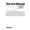 Panasonic TX-P42ST60B, TX-P42ST60Y, TX-PR42ST60 (serv.man2) Service Manual