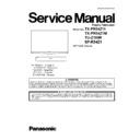 tx-pr54z11, tx-pr54z1m, tu-z100r, sp-r54z1 service manual
