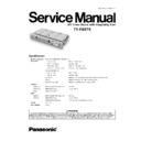 Panasonic TY-FB9TE Service Manual
