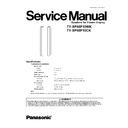 Panasonic TY-SP58P10WK, TY-SP58P10CK Service Manual