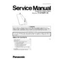 Panasonic TY-ST65P11-K Service Manual