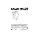 Panasonic DP-2500 Service Manual