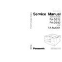 Panasonic FA-DS72, FA-DS82, FA-MA301 Service Manual