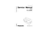 Panasonic FA-S280 Service Manual