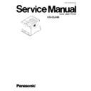 Panasonic KX-CL400 Service Manual