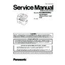 Panasonic KX-MB3030RU, KX-FAP106A7 Service Manual
