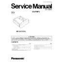 Panasonic KX-PMF3 Service Manual