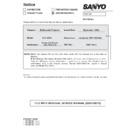 Panasonic PLC-SU51 Other Service Manuals
